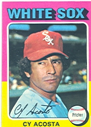 1975 Topps Mini Baseball Cards      634     Cy Acosta